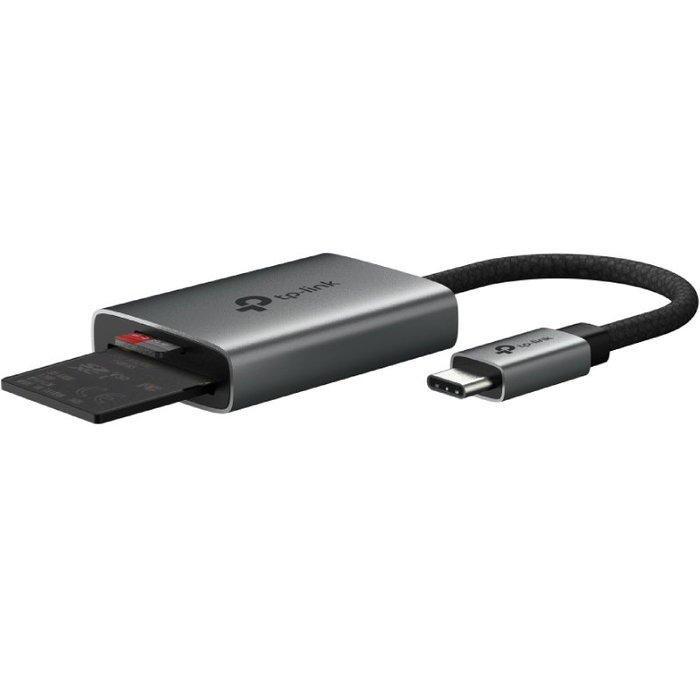 TP-Link UA430C Lector de Tarjetas SD y microSD USB Tipo-C Gris